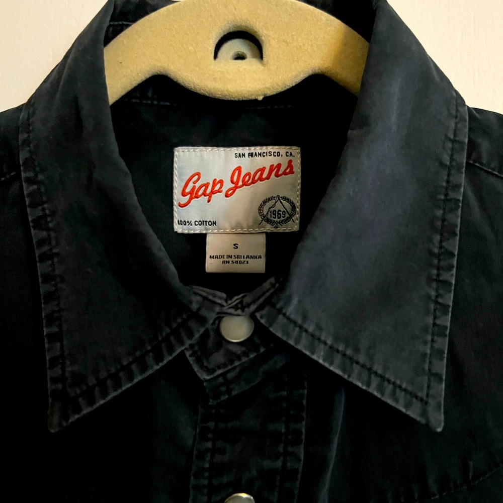 Navy Button Down - image 1